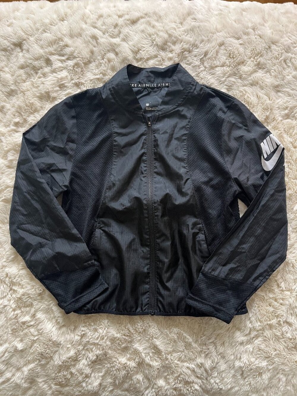 Nike Air Black Windbreaker Jacket XS
